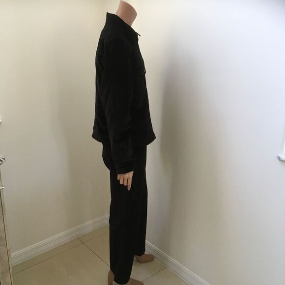 Faconnable black velvet classic jacket pant set 10 - Picture 5 of 15